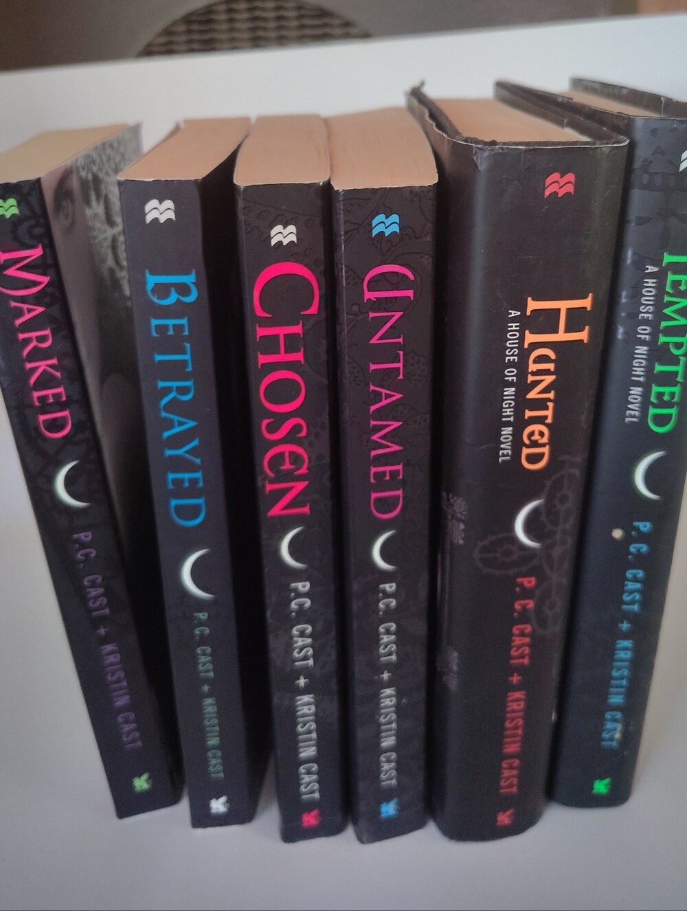 1-6 House Of Night Books Lot By Kristin & P.C Cast, Hardcover & Paperback Lot